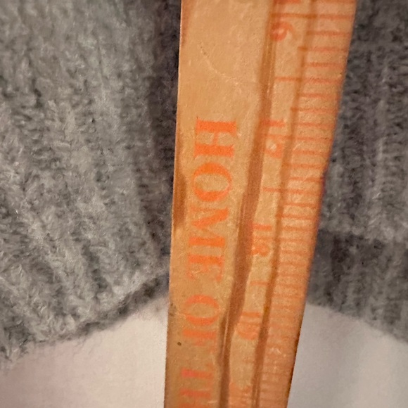 FREE PEOPLE XS Bradley Textured grey crop roll neck acrylic woman sweater boho - Picture 14 of 15